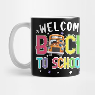 Welcome Back to School First Day of School Kids School Bus Mug